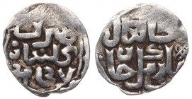 Golden Horde Jani Beg Dang AH 457 (=754) Gulistan
Sagdeeva# 277; Silver 1.50g; Mirror Date