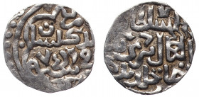 Golden Horde Berdi Beg AH 759 Beled Gulistan
Similar Sagdeeva# 273; Silver 1.54g