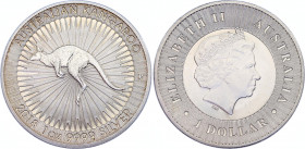 Australia 1 Dollar 2018
Silver (0.9999) 31.56g., 40.5mm., Kangaroo; UNC