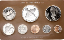 Cook Islands Annual Coin Set 1976
KM# PS9; 1-2-5-10-20-50 Cents, 1-5 Dollars 1976; With Silver, Proof; With original package & certificates