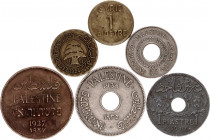 Palestine & Syria Lot of 6 Coins 1927 - 1942
Various Dates & Denominatios