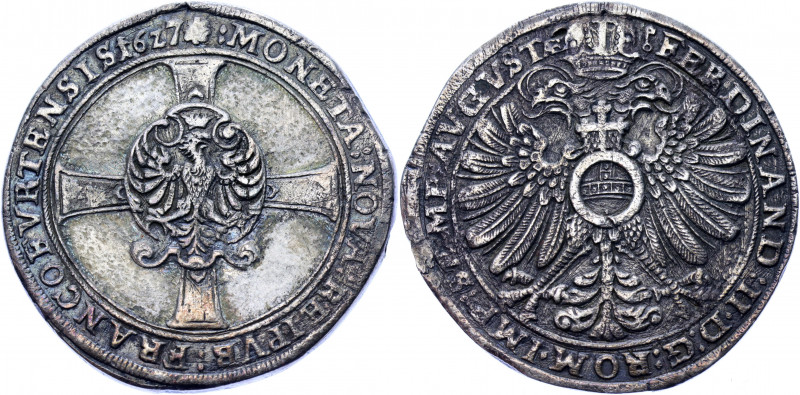 German States Frankfurt 1 Taler 1627 AE
KM# 88.2; Dav. 5293; Silver 27.73 g; XF...