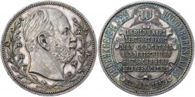 Germany - Empire Prussia Silver Medal Wilhelm I Centenary 1897
Silver 14.61 g., 33.5 mm.; Wilhelm II; Centenary of Birth of Wilhelm I; Prooflike, AUN...