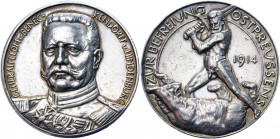 Germany - Empire Silver Medal "General Field Marshal von Hindenburg" 1914
Zetzmann 4030; Silver 17.54 g., 33 mm; by L. C. Lauer; Commemorating the li...