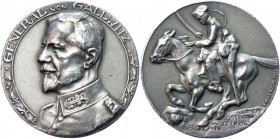 Germany - Empire Silver Medal "General Max Karl von Gallwitz" 1915 (ND)
Zetzmann 4114; Silver 17.98 g., 34 mm; by Sturm/Ball; The battles in Poland n...