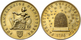 Germany Gold-Plated Silver Medal "Prize Medal of the Hamburg Society for the Promotion of the Arts and Useful Trades since 1765" (ND) (20th Century)
...