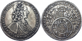 Austria Olmütz 1 Taler 1719
KM# 414; Dav. 1218; Silver 9.50 g.; Wolfgang von Schrattenbach; XF+