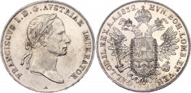 Austria 1 Taler 1832 A
KM# 2163; Silver; Franz I; AU-UNC, slight hairlines, mint luster, nice patina. Rare date.