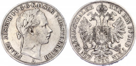 Austria Vereinsthaler 1858 A
KM# 2244; Silver; Franz Joseph I; XF