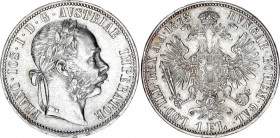 Austria 1 Florin 1878
KM# 2222; Silver; Franz Joseph I; UNC
