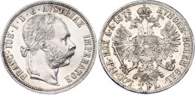 Austria 1 Florin 1879
KM# 2222; Silver; Franz Joseph I; UNC