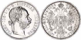 Austria 1 Florin 1886
KM# 2222; Silver; Franz Joseph I; AUNC. Beautiful coin!