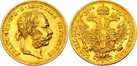 Austria 1 Ducat 1914
KM# 2267; Gold (.986) 3.49 g., 20 mm.; Franz Joseph I; XF/AUNC