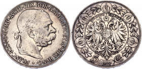 Austria 5 Corona 1900
KM# 2807; Silver; Franz Joseph I; UNC