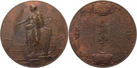 Austria Bronze Medal of Merit 1895 (ND)
Hauser 4126; Bronze 94.30 g., 60 mm; by Anton Scharff; Moravian Society for the Promotion of Agriculture and ...