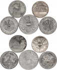 Austria Lot of 5 Coins 1924 - 1952
With Silver; Various Dates, Denominations & Motives; VF/UNC