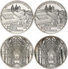 Austria 2 x 10 Euro 2008
KM# 3162; Silver; Austria & Its People Series - Seckau Abby