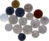 Bulgaria Lot of 17 Coins 1883 - 1937
With Silver; Various Types, Dates, Denominations & Composition