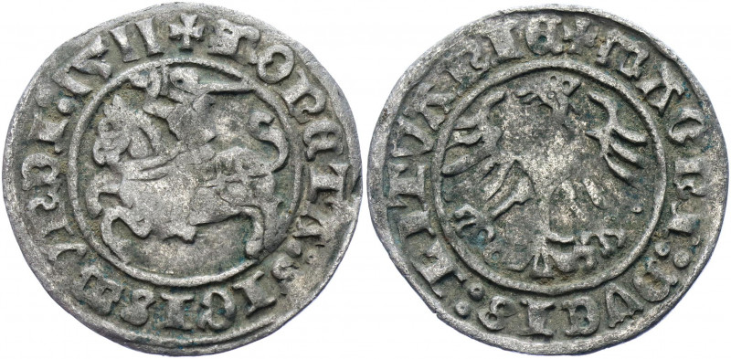 Lithuania 1/2 Groschen / Półgrosz 1511 Sigismund I the Old
Kopicki# 3134; Silve...