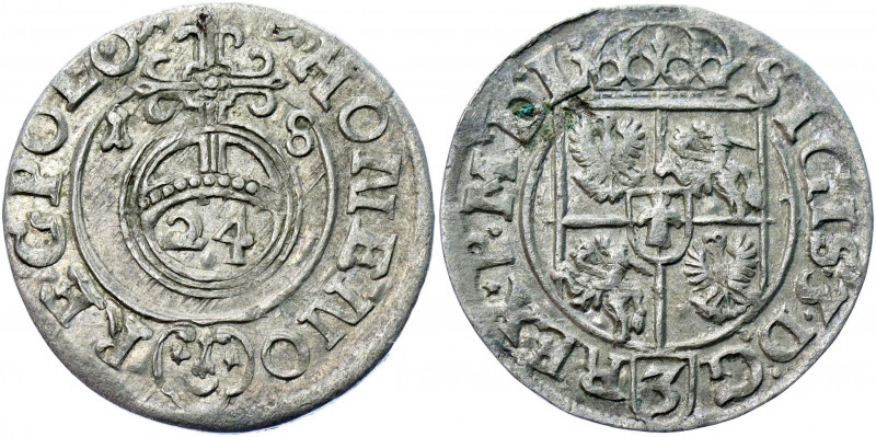 Poland Półtorak 1618 Sigismund III Vasa
KM# 41; Kopicki# 848; Silver 1.33 g.; S...