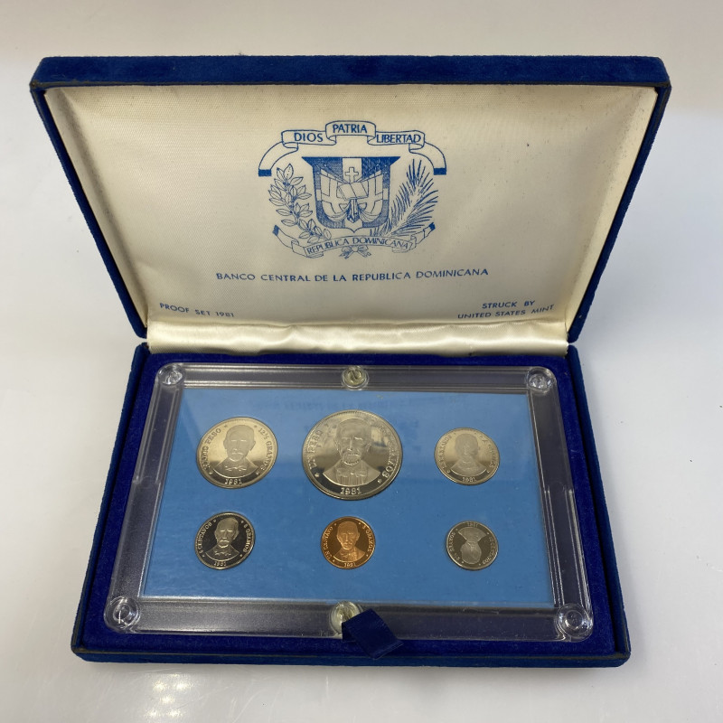 Dominican Republic Official Annual Proof Coin Set 1981
KM# PS14; Proof; With Or...