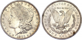 United States 1 Dollar 1883 O
KM# 110; Silver; "Morgan Dollar"; UNC, weak strike