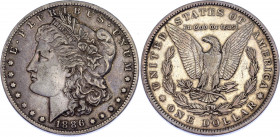 United States 1 Dollar 1886 O
KM# 110; Silver; "Morgan Dollar"; XF+