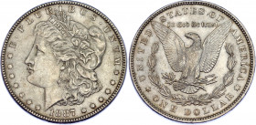 United States 1 Dollar 1887
KM# 110; Silver; "Morgan Dollar"; UNC