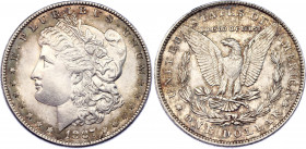United States 1 Dollar 1887
KM# 110; Silver (0.900) 26.73g., 30.6mm; "Morgan Dollar"; UNC