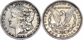 United States 1 Dollar 1889 O
KM# 110; Silver; "Morgan Dollar"; XF-
