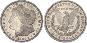 United States 1 Dollar 1921
KM# 110; Silver; "Morgan Dollar"; UNC
