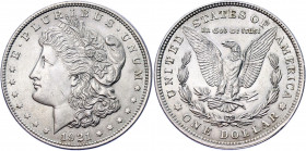 United States 1 Dollar 1921
KM# 110; Silver 26.76 g.; Morgan Dollar; UNC