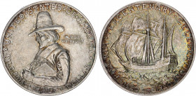 United States 1/2 Dollar 1920
KM# 147; Silver; Pilgrim Tercentenary; AUNC with minor hairlines and nice toning