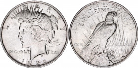 United States 1 Dollar 1922
KM# 150; Silver; Peace Dollar; AUNC