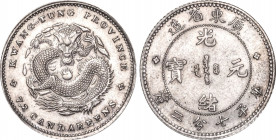 ND (1890-1908) China 10 Cents Kwang tung. KM-Y200. 2.60 g. Grade: AU/UNC