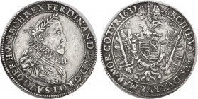 1631-KB Hungary Taler Ferdinand II. KM-75. 28,40 g. Grade: XF/AU