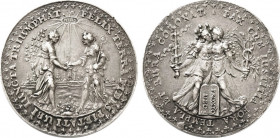 (Undated) Poland Silver Medal Danzig City, by J. Hohn. 56,00 mm. 40,30 g. Grade: XF/AU