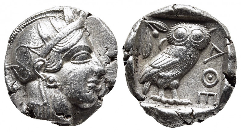 ATTICA. Athens. Tetradrachm (Circa 454-404 BC).
Obv: Helmeted head of Athena rig...