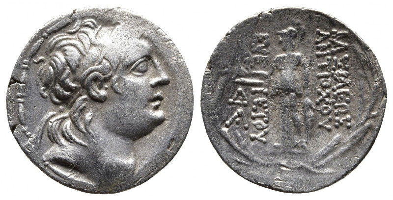 The Seleukid Kingdom - Antiochos VII Euergetes (138-129 BC) - AR Tetradrachm - A...