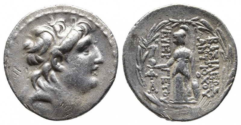 The Seleukid Kingdom - Antiochos VII Euergetes (138-129 BC) - AR Tetradrachm - A...