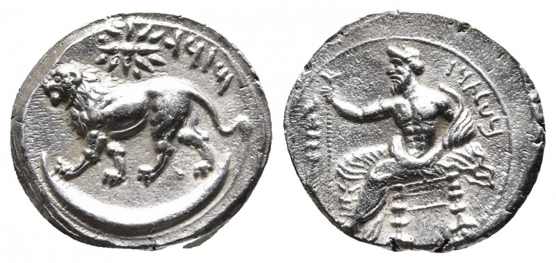 CILICIA, Tarsos. Mazaios. Satrap of Cilicia, 361/0-334 BC. AR Stater.
Obv: Baalt...