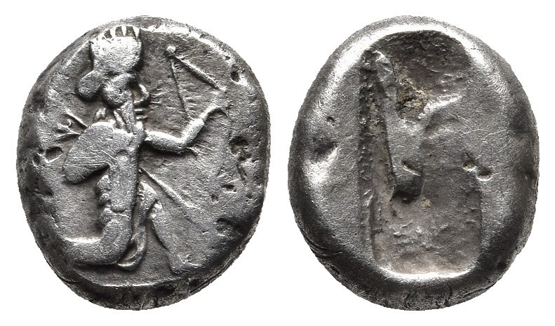 Persia, Achaemenid Empire AR Siglos. Time of Xerxes I to Xerxes II. circa 485-42...