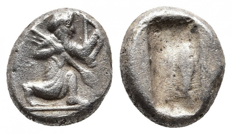 Persia, Achaemenid Empire AR Siglos. Time of Xerxes I to Xerxes II. circa 485-42...