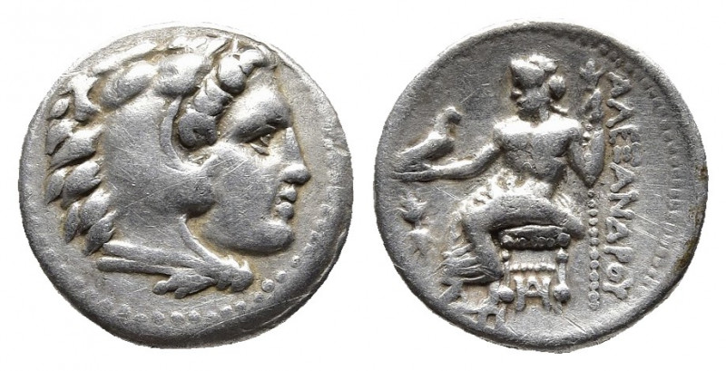 KINGS OF MACEDON. Alexander III ‘the Great’, 336-323 BC. Drachm, Miletos, struck...