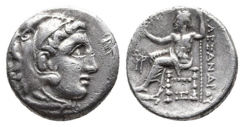 KINGS OF MACEDON. Alexander III ‘the Great’, 336-323 BC. Drachm, Abydos, struck ...