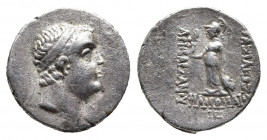 KINGS OF CAPPADOCIA. Ariobarzanes I Philoromaios, 96-63 BC. Drachm, Mint A (Eusebeia), RY 15 = 81/0 BC. 
Obv: Diademed head of Ariobarzanes to right. ...