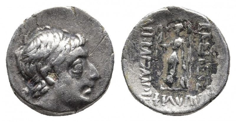 KINGS OF CAPPADOCIA. Ariobarzanes II Philopator, 63-52 BC. Drachm, Eusebeia unde...