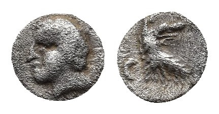 Asia Minor. Uncertain mint.
Obv: masculine bare head to left
Rev: wolf head righ...