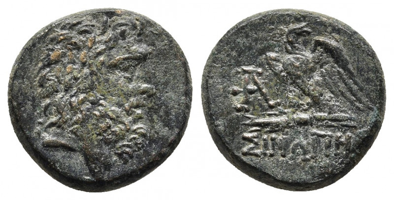 PAPHLAGONIA. Sinope. Circa 85-65 BC. AE Bronze. 
Obv: Laureate head of Zeus to r...