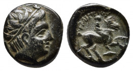KINGS of MACEDON. temp. Philip II – Antipater & Alexander V. Circa 359-294 BC. Æ Unit. In the name and types of Philip II. Uncertain mint in Macedon. ...
